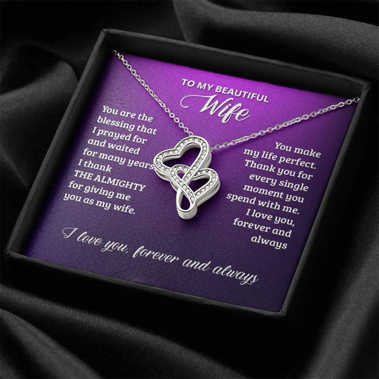 NecklesHeart-to-heart Pendant WifePicture the joy lighting up your loved one's face when they lay eyes on our stunning Heart-to-Heart Pendant Necklace! The intertwined hearts symbolize an unbreakableHeart-to-heart Pendant Wife