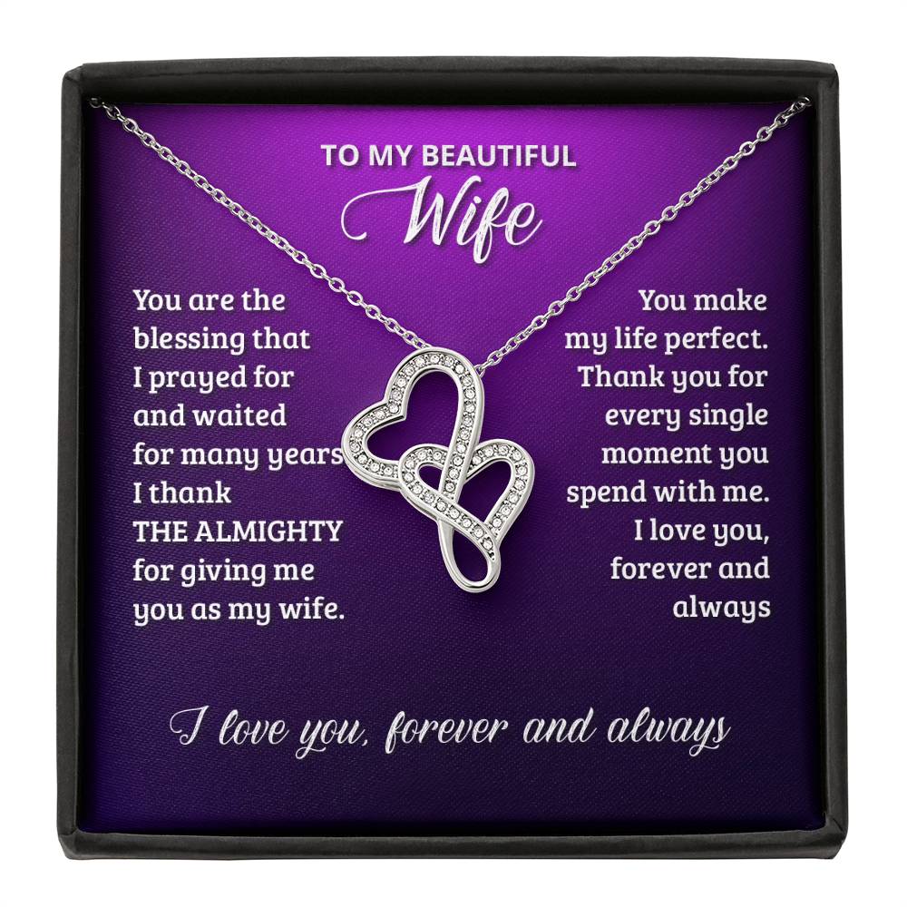 NecklesHeart-to-heart Pendant WifePicture the joy lighting up your loved one's face when they lay eyes on our stunning Heart-to-Heart Pendant Necklace! The intertwined hearts symbolize an unbreakableHeart-to-heart Pendant Wife