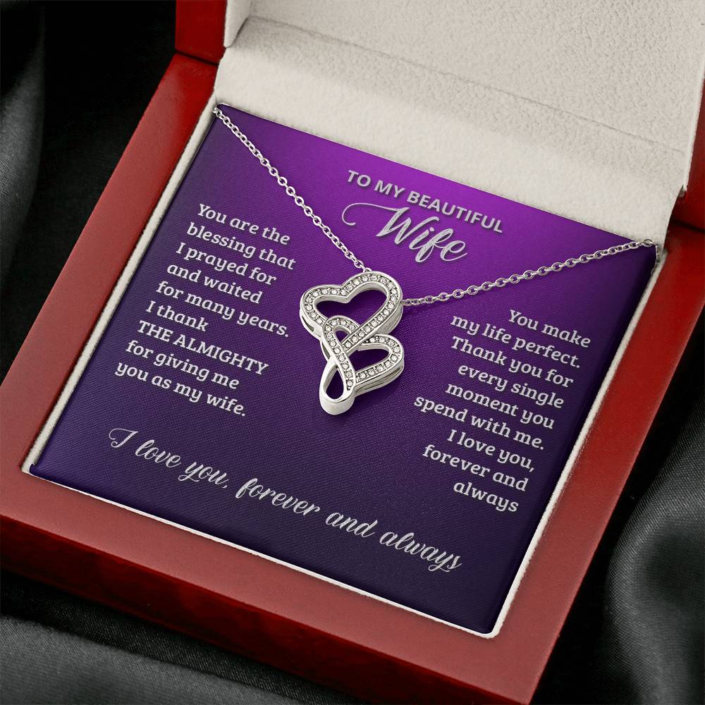 NecklesHeart-to-heart Pendant WifePicture the joy lighting up your loved one's face when they lay eyes on our stunning Heart-to-Heart Pendant Necklace! The intertwined hearts symbolize an unbreakableHeart-to-heart Pendant Wife