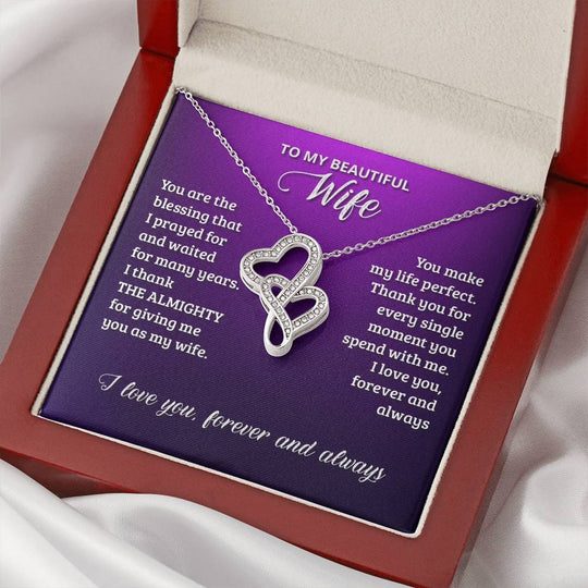 NecklesHeart-to-heart Pendant WifePicture the joy lighting up your loved one's face when they lay eyes on our stunning Heart-to-Heart Pendant Necklace! The intertwined hearts symbolize an unbreakableHeart-to-heart Pendant Wife