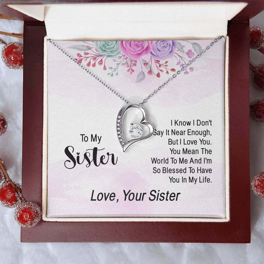 Forever Love Necklace Sister