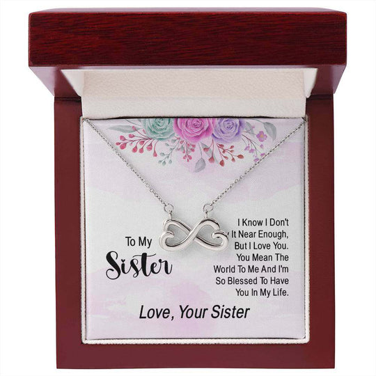 Endless Love Necklace Sister