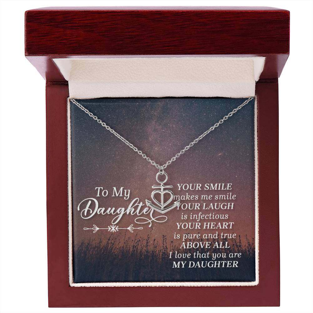 Anchor Pendant Necklace Daughter