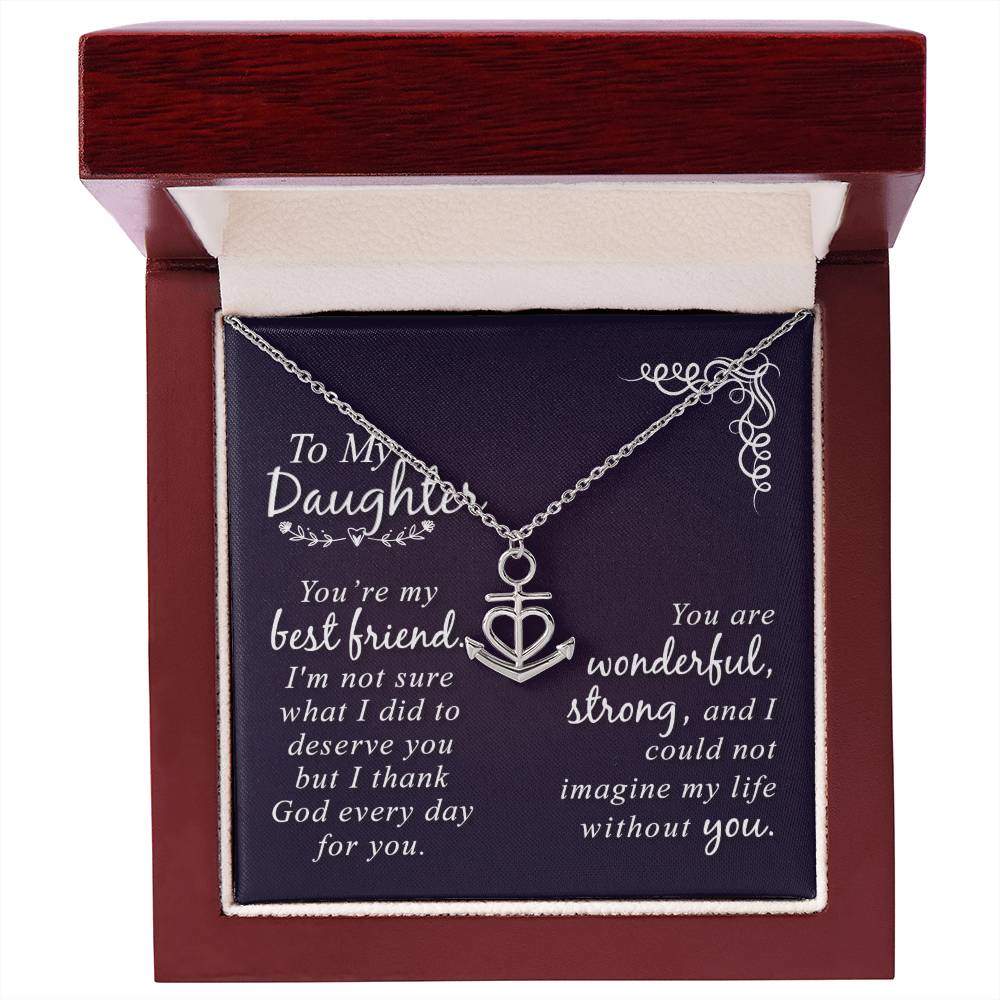 Anchor Pendant Necklace Daughter