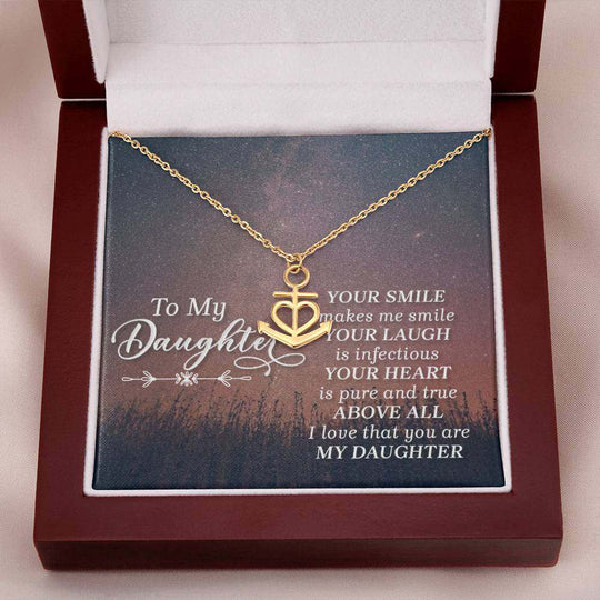 Anchor Pendant Necklace Daughter