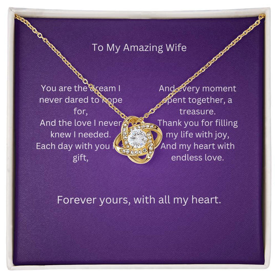 To My Amazing Wife