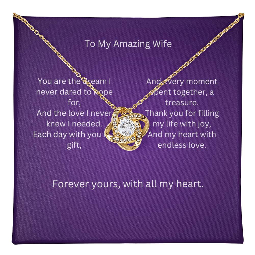 To My Amazing Wife