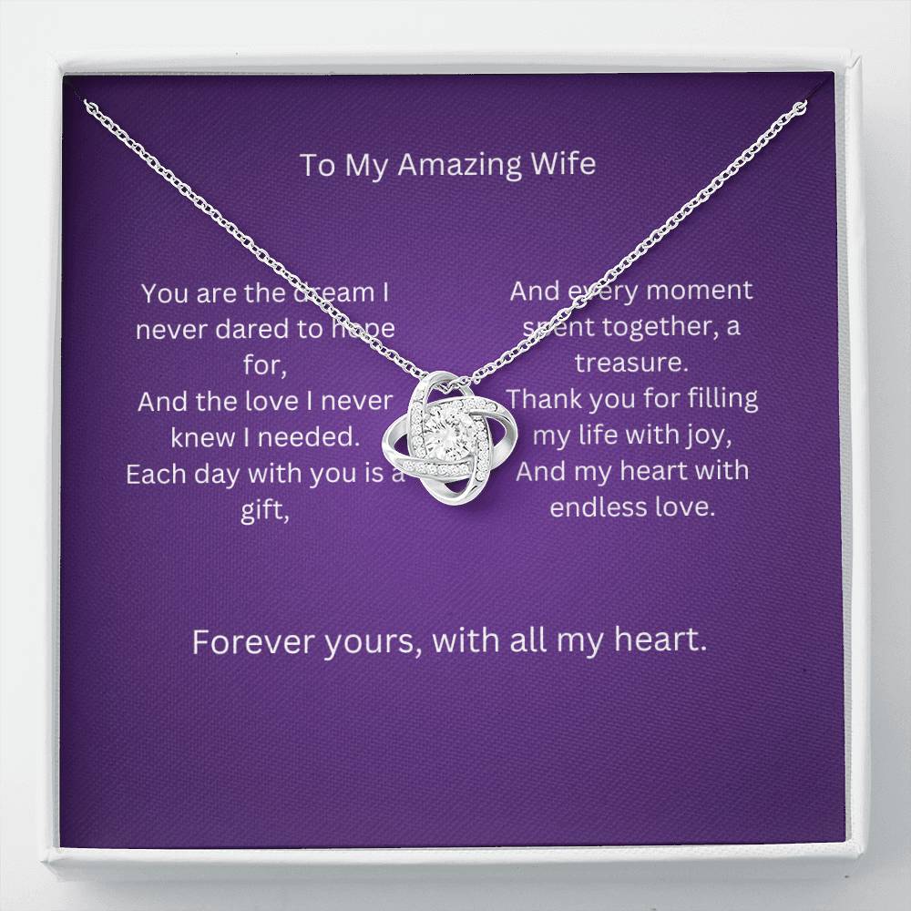 To My Amazing Wife