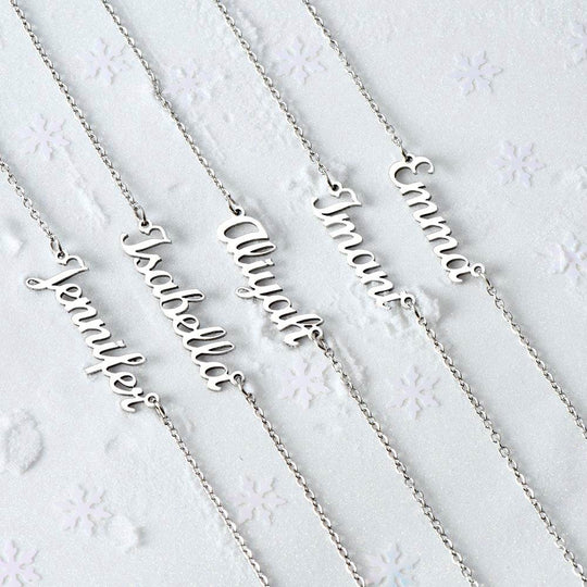 Custom Name Necklace (No Message Card)