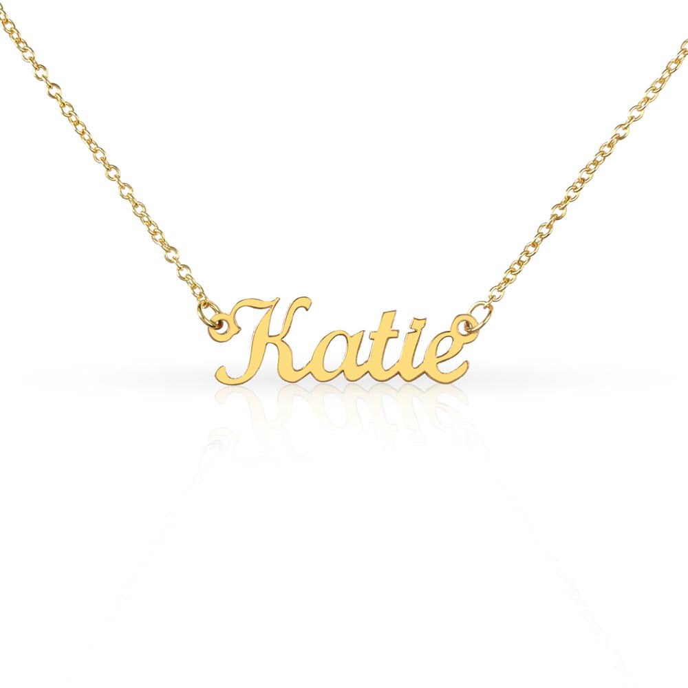 Custom Name Necklace (No Message Card)