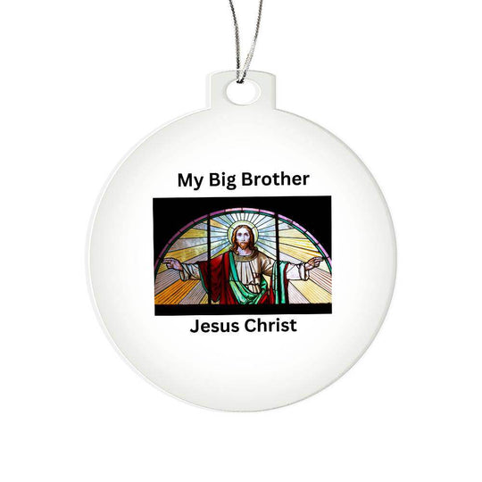 AcrylicChristmas Ornament (My Big Brother)Christmas Ornament (My Big Brother)
 
Create a unique keepsake with our Personalized Acrylic Ornament. This piece is constructed from high quality acrylic and featurChristmas Ornament My Big Brother