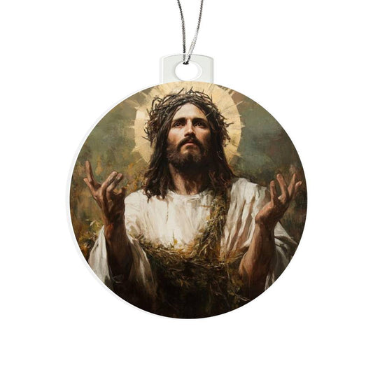 Jesus Praying Ornament