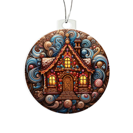 Acrylic Ornament Christmas House