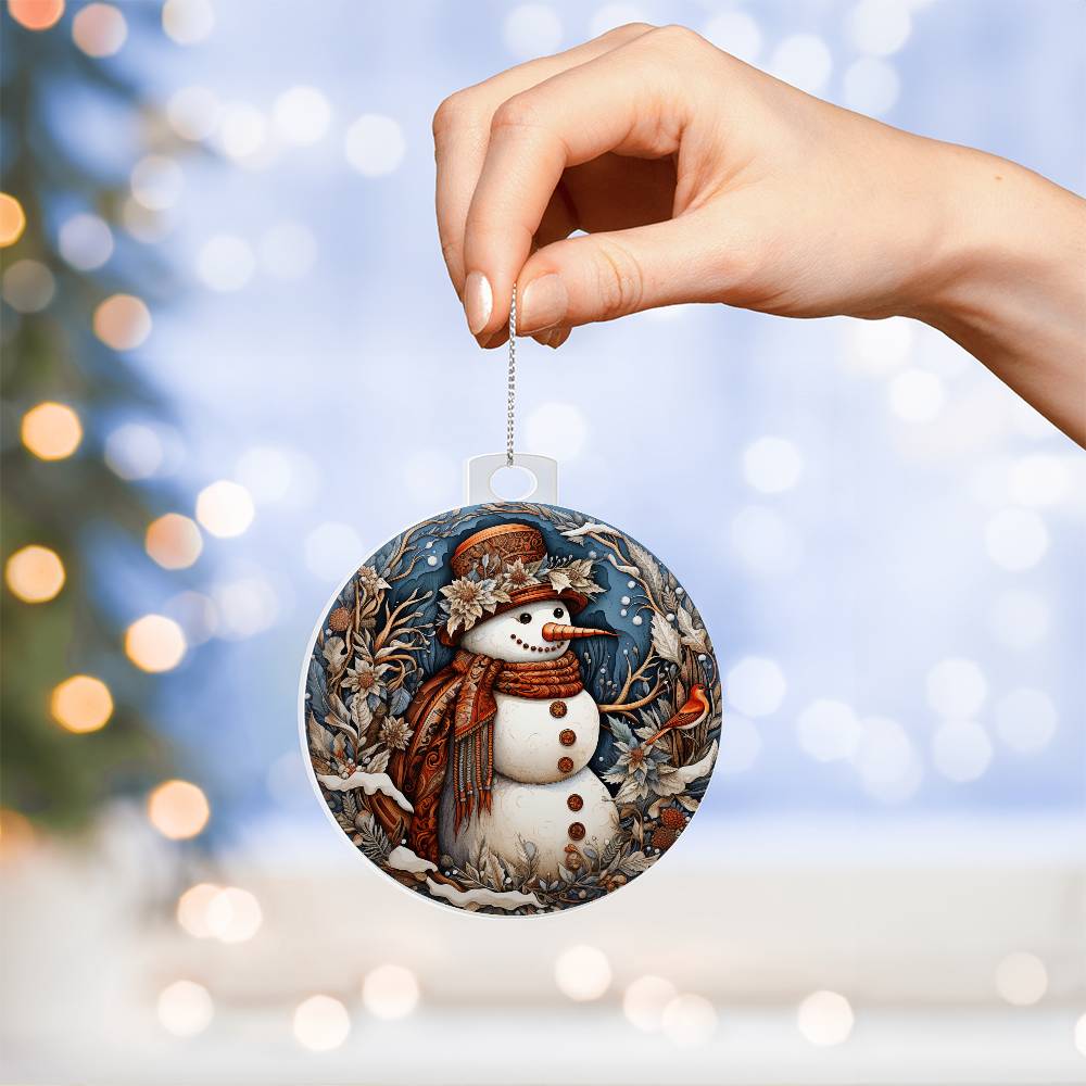 Acrylic Ornament Frosty #2