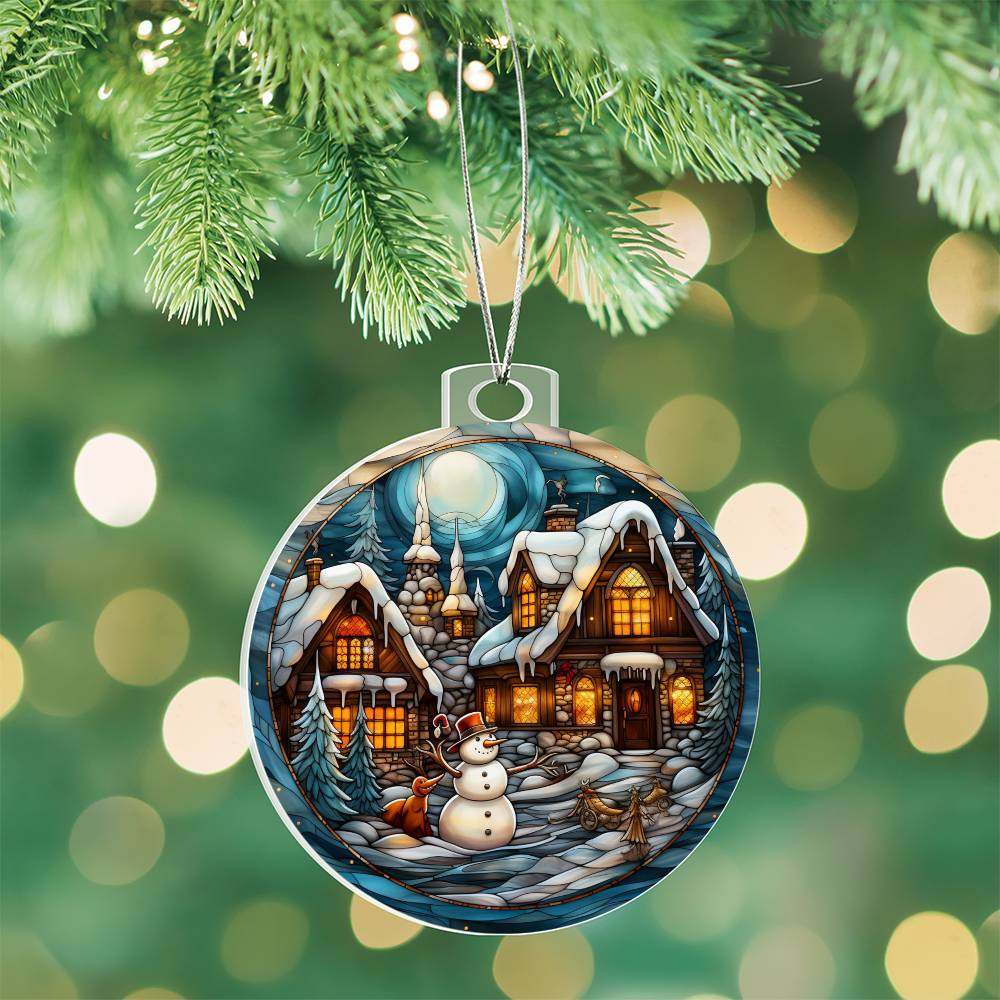 Acrylic Ornament Frosty