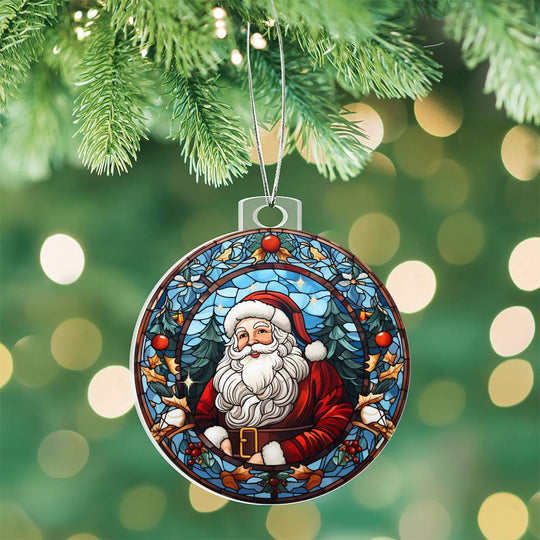 Acrylic Ornament Santa Ref