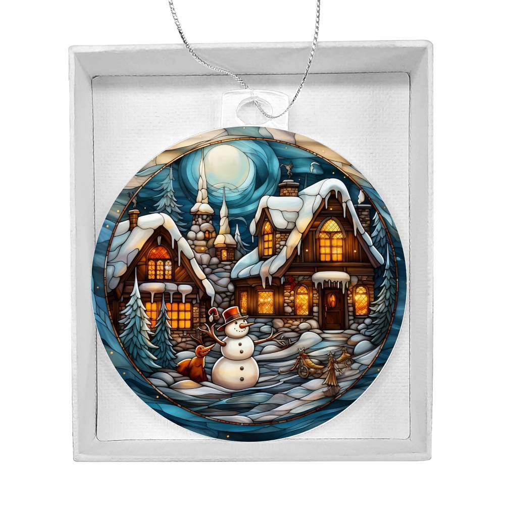 Acrylic Ornament Frosty