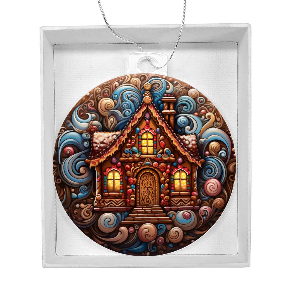 Acrylic Ornament Christmas House