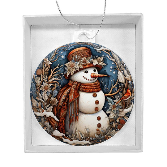 Acrylic Ornament Frosty #2