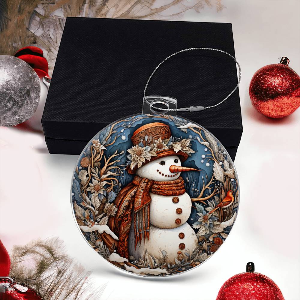 Acrylic Ornament Frosty #2