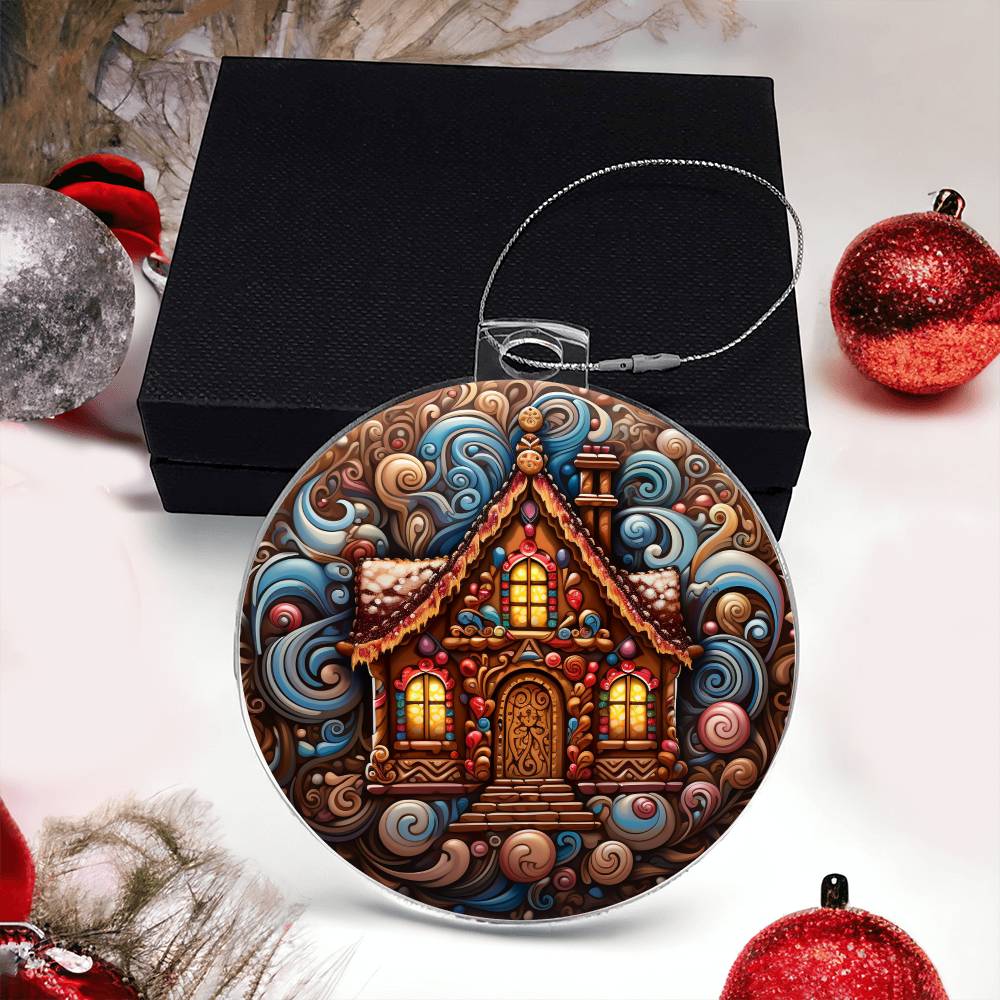 Acrylic Ornament Christmas House