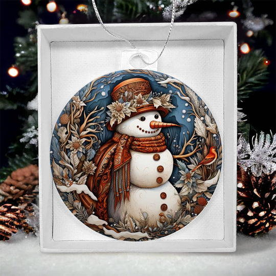 Acrylic Ornament Frosty #2