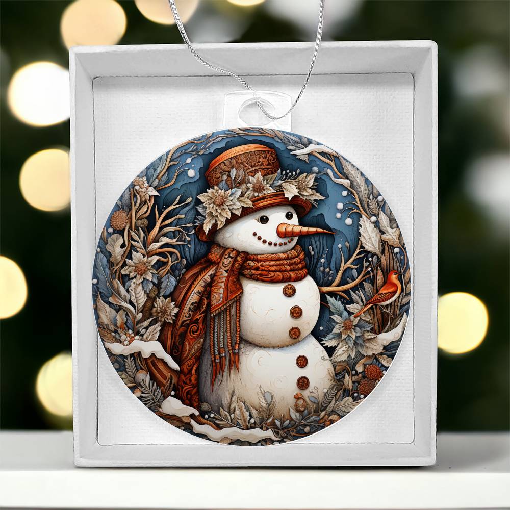 Acrylic Ornament Frosty #2