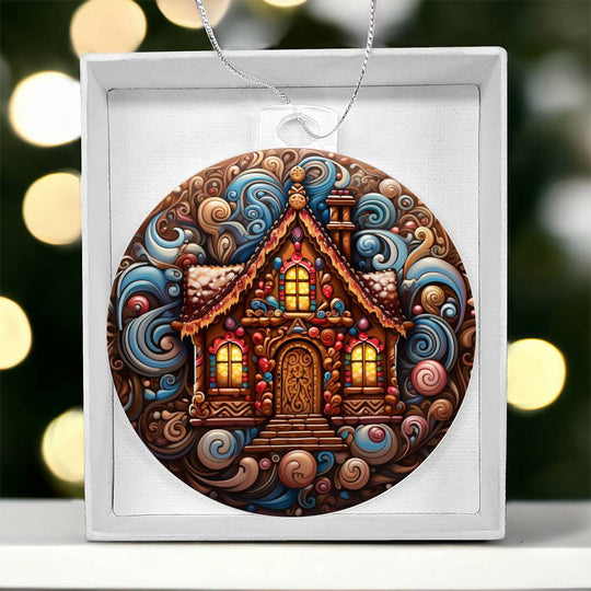 Acrylic Ornament Christmas House