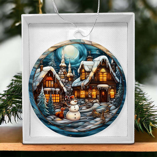 Acrylic Ornament Frosty