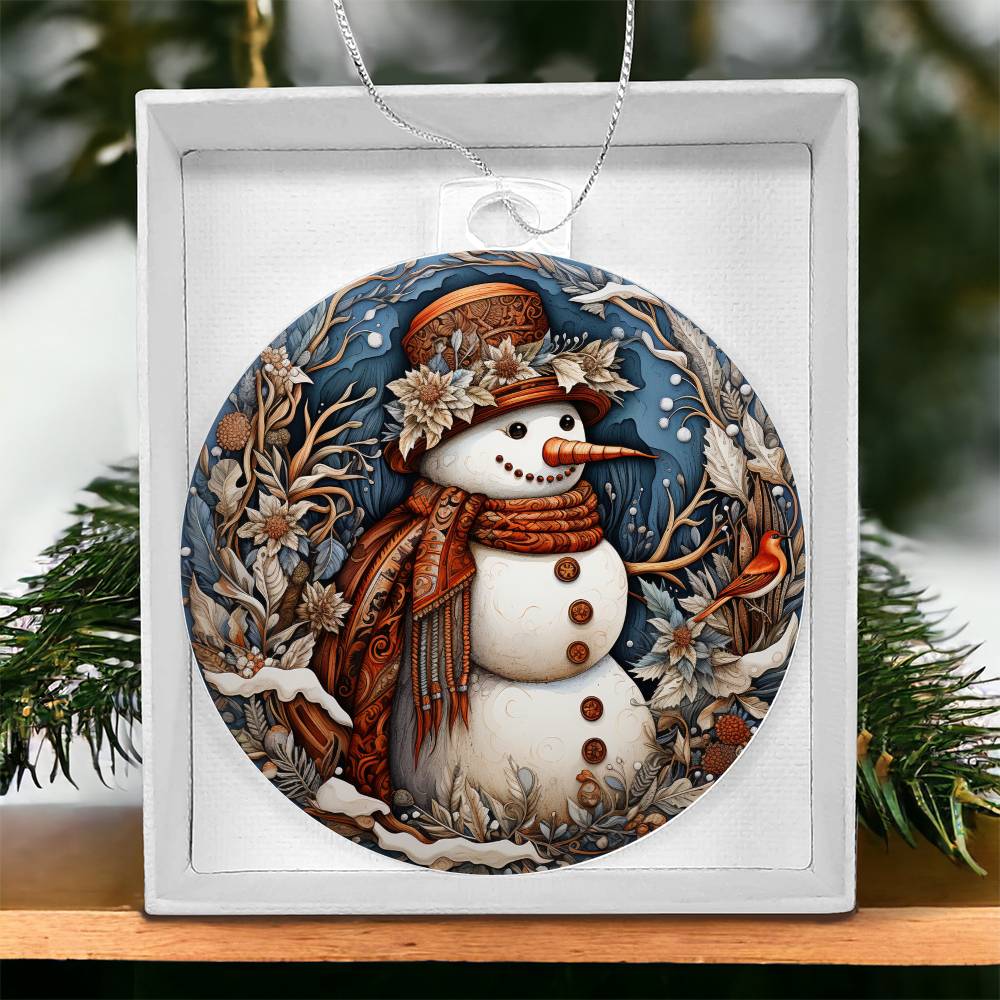 Acrylic Ornament Frosty #2