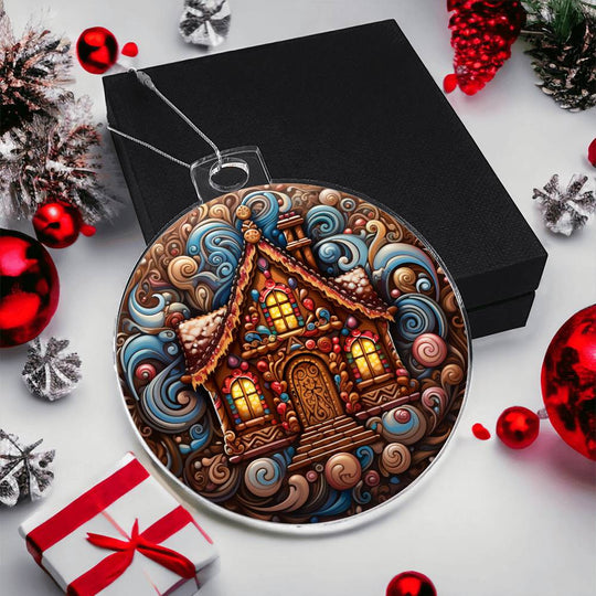 Acrylic Ornament Christmas House