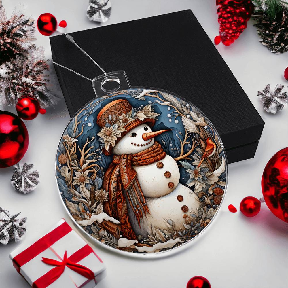 Acrylic Ornament Frosty #2