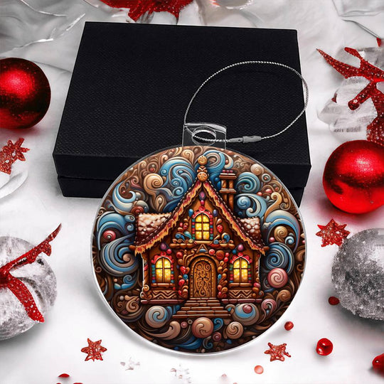 Acrylic Ornament Christmas House