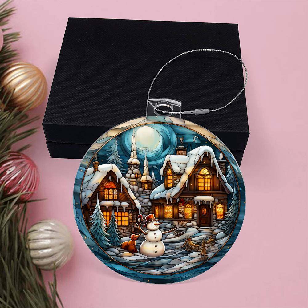 Acrylic Ornament Frosty