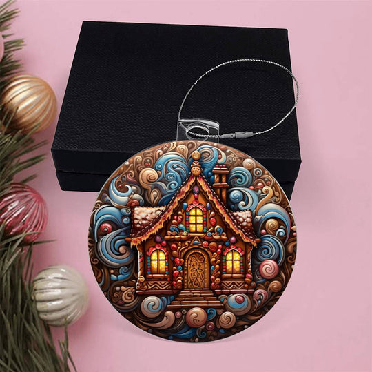 Acrylic Ornament Christmas House