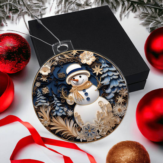 Acrylic Ornament Solo Frosty