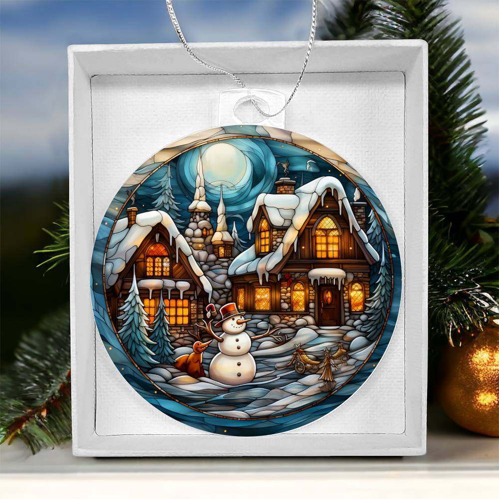 Acrylic Ornament Frosty