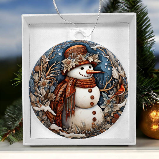 Acrylic Ornament Frosty #2