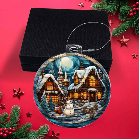 Acrylic Ornament Frosty