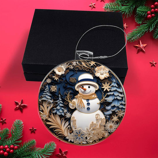 Acrylic Ornament Solo Frosty