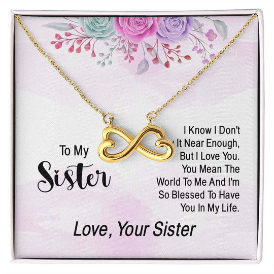 Endless Love Necklace Sister