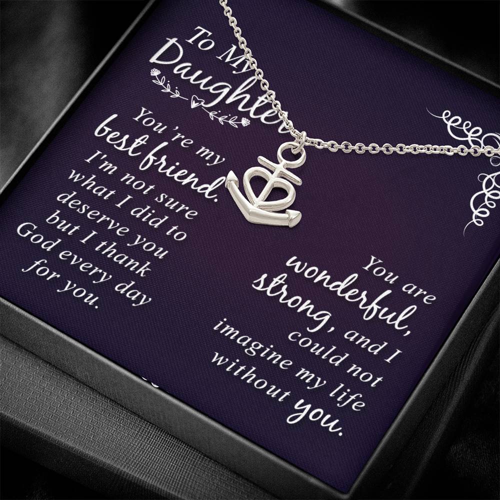 Anchor Pendant Necklace Daughter