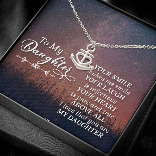 Anchor Pendant Necklace Daughter