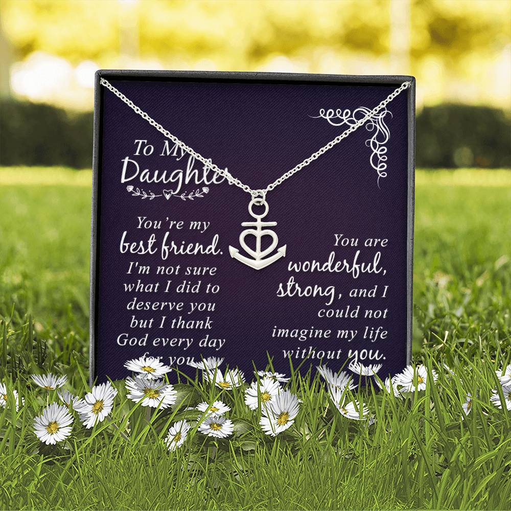 Anchor Pendant Necklace Daughter