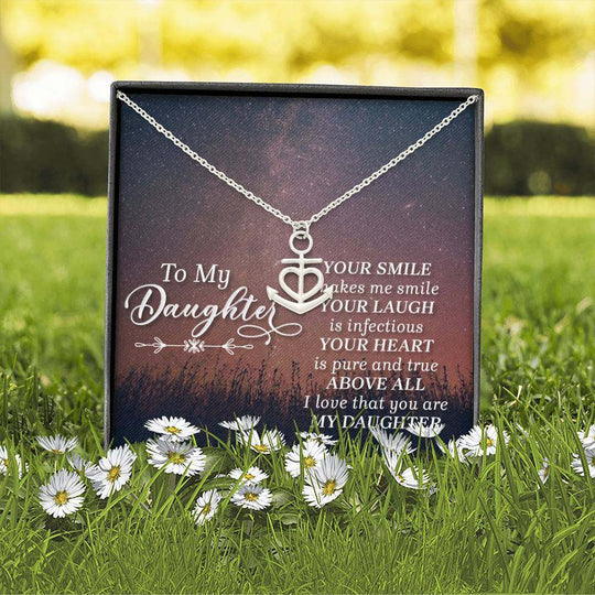 Anchor Pendant Necklace Daughter