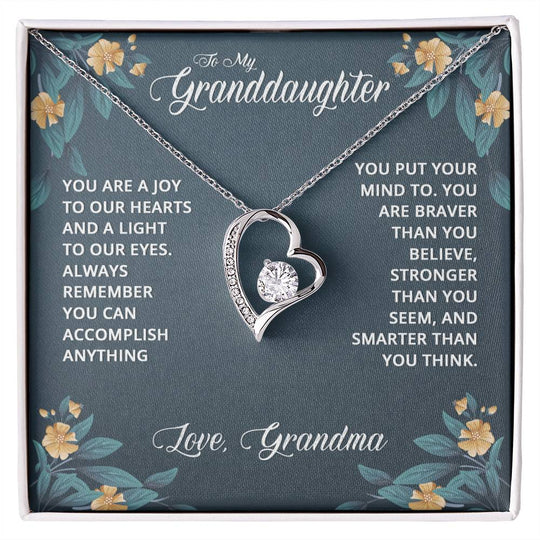 Forever Love Necklace Granddaughter