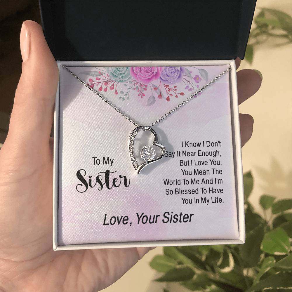 Forever Love Necklace Sister