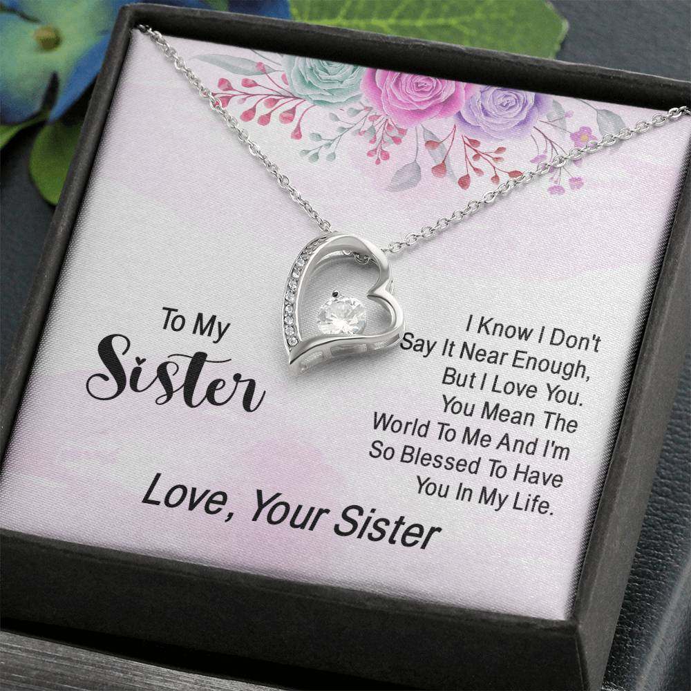 Forever Love Necklace Sister