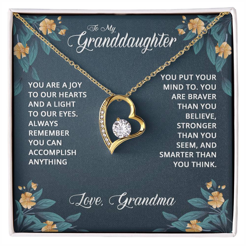 Forever Love Necklace Granddaughter