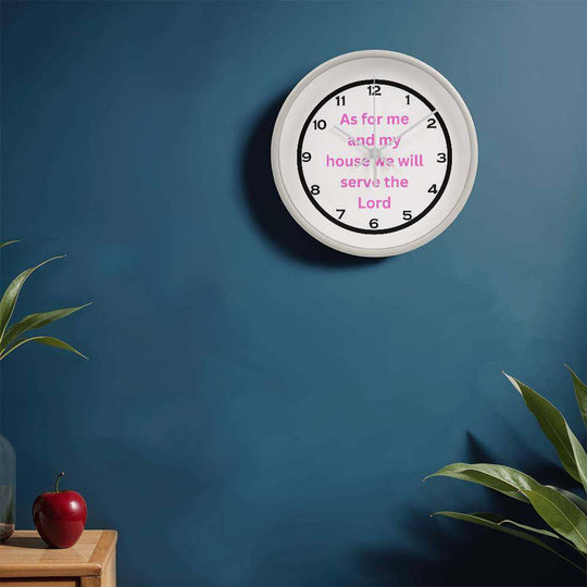 Home and LivingWooden Frame 10" Clock As For Me PNKSearching for the Perfect Home Accent? Look no further! The Wood Frame 10” Clock is the ideal addition to any room. Its durable wooden frame and 10” diameter face prWooden Frame 10" Clock As For Me